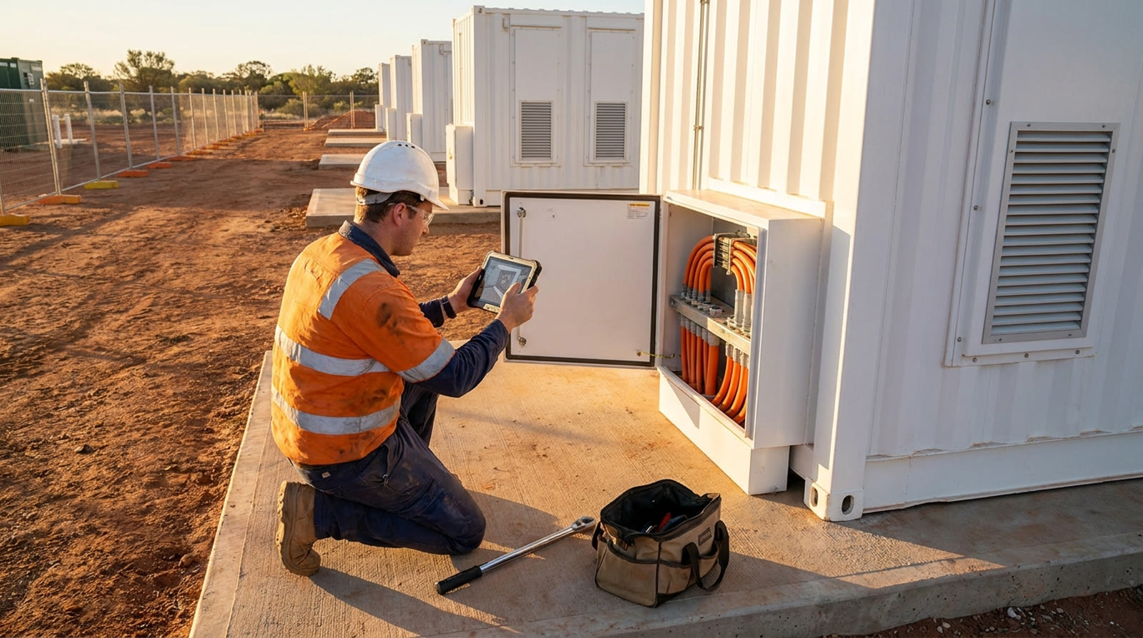 Quality engineer capturing inspection evidence on a SureWorx mobile workflow